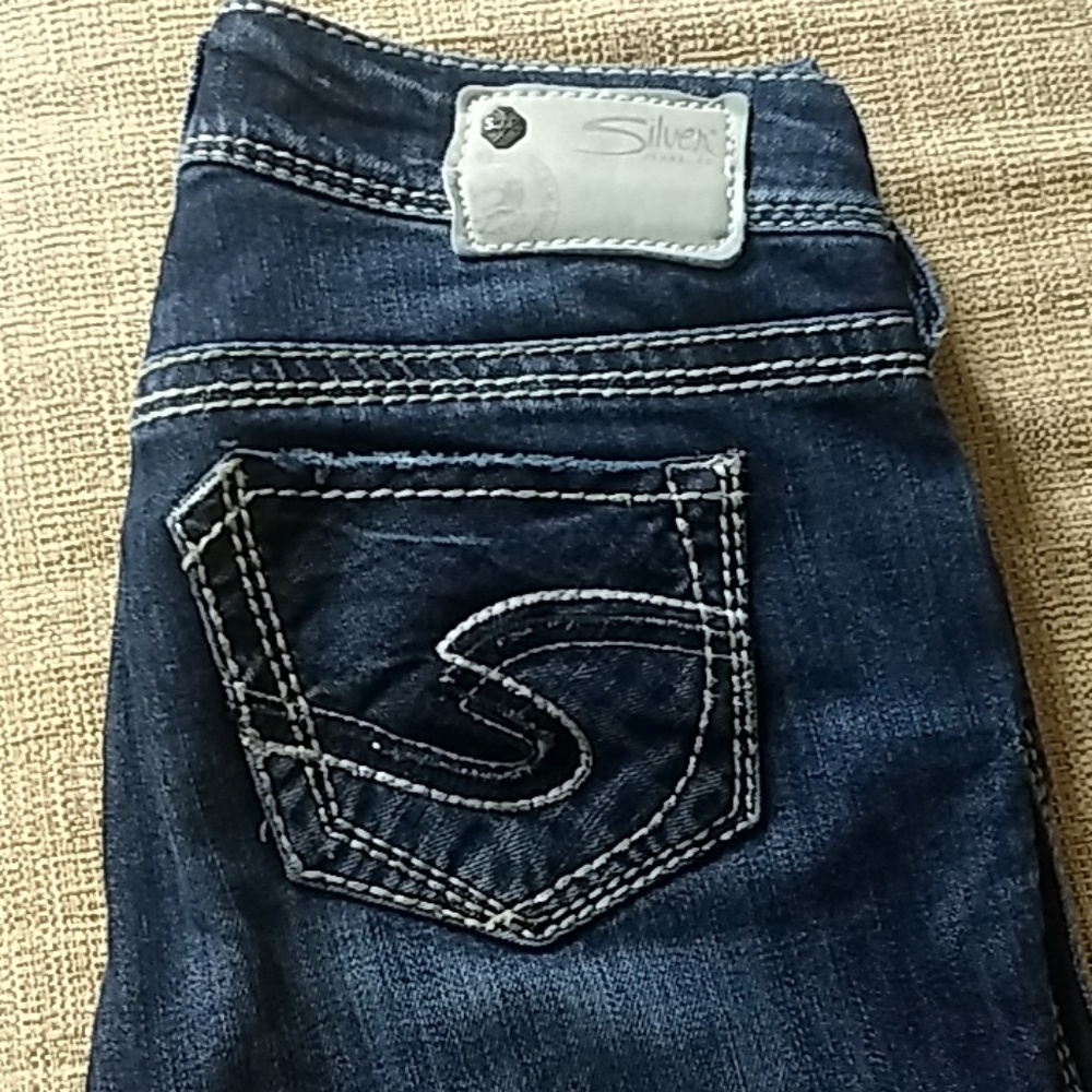 SOLD All jeans 2/$25 Silver Jeans 25x32
